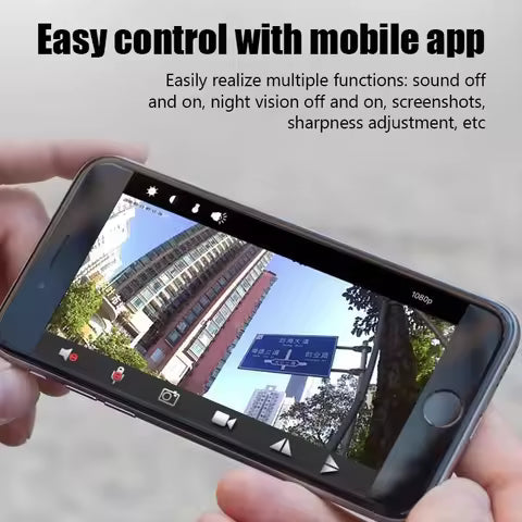 A9 Mini WiFi Camera Wireless Video & Audio Recorder Smart Security Monitoring for Home, Babies & Pets