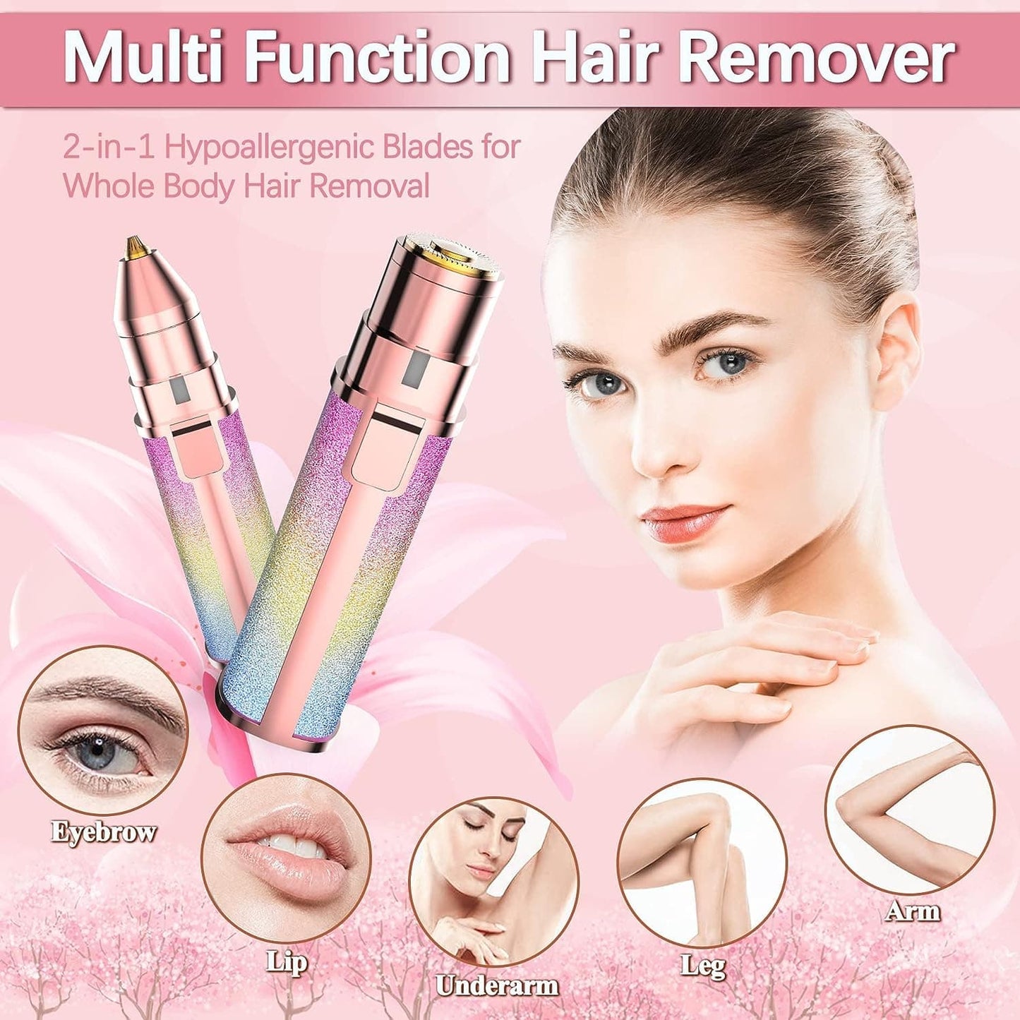 Facial & Body Hair Remover (2 in 1)